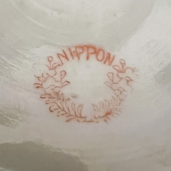 Vintage 10in Japanese Famille Noir Bowl Yamatoku Peony Black White Chinoiserie - Picture 9 of 9